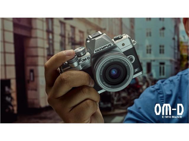 Olympus - V207132SU000 OM-D E-M10 Mark IV Mirrorless Digital Camera with 14-42mm Lens - Black - image 9