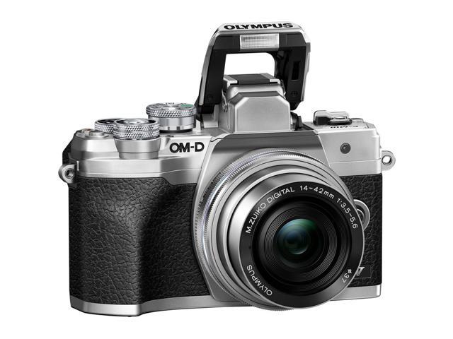 OM System OM-D E-M10 Mark IV 20.3 Megapixel Mirrorless Camera with Lens (Silver)