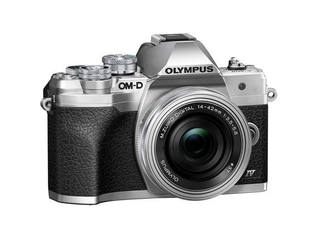OM System OM-D E-M10 Mark IV 20.3 Megapixel Mirrorless Camera with Lens (Silver)