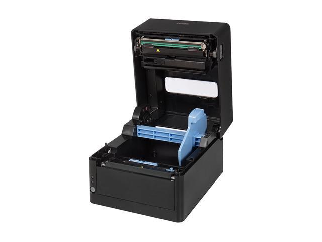 Citizen CL-E300XUBNNA CL-E300 Series Compact LAN-as-standard Direct Thermal Barcode and Label Printer - USB/LAN/Serial - Black