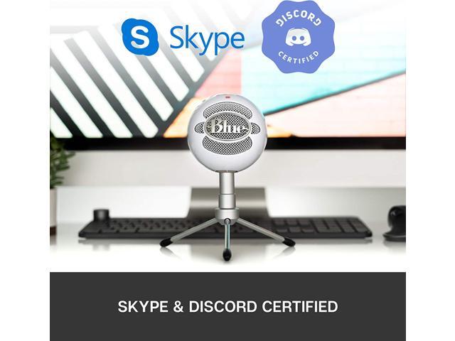 Blue Snowball iCE USB Microphone for PC, Mac, Gaming, Recording, Streaming, Podcasting, with Cardioid Condenser Mic Capsule, Adjustable Desktop...