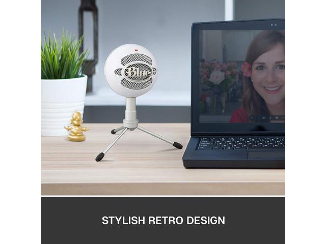 Blue Snowball iCE USB Microphone for PC, Mac, Gaming, Recording, Streaming, Podcasting, with Cardioid Condenser Mic Capsule, Adjustable Desktop...