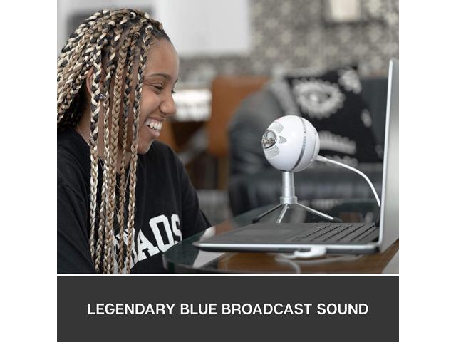 Blue Snowball iCE USB Microphone for PC, Mac, Gaming, Recording, Streaming, Podcasting, with Cardioid Condenser Mic Capsule, Adjustable Desktop...