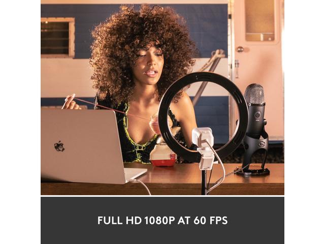 Logitech for Creators StreamCam Webcam for Streaming and Content Creation, Full HD 1080p 60 fps, Premium Glass Lens, Smart Auto-Focus, for PC/Mac -...