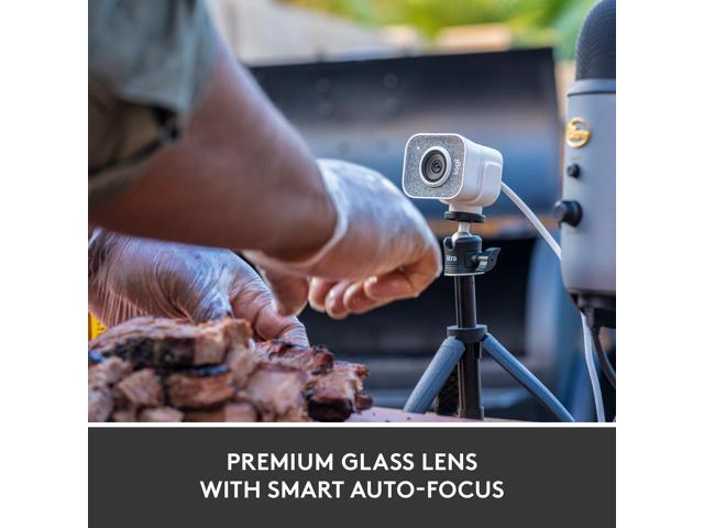 Logitech for Creators StreamCam Webcam for Streaming and Content Creation, Full HD 1080p 60 fps, Premium Glass Lens, Smart Auto-Focus, for PC/Mac -...