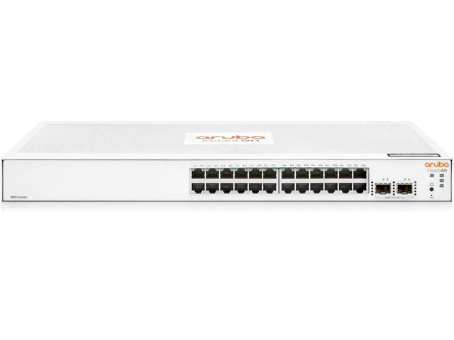 HPE Networking Instant On 1830 24-Port Gb Smart Switch - 24x 1G 2X SFP Fanless US Cord (JL812A#ABA)