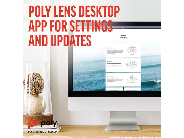 Poly - Sync 40 Smart -Speakerphone (Plantronics) - Flexible Work Spaces - Connect to PC/Mac via Combined USB-A/USB-C -Cable and Smartphones via...