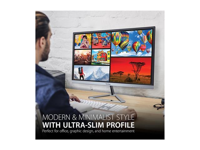 ViewSonic - VX2476-SMHD 23.8" IPS LCD FHD Monitor (DisplayPort VGA, HDMI) - Black - image 3