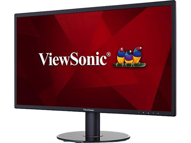 ViewSonic VA2419-smh 23.8' Full HD 1920x1080 VGA HDMI Built-in Speakers Anti-Glare Slim Bezel IPS LED Monitor
