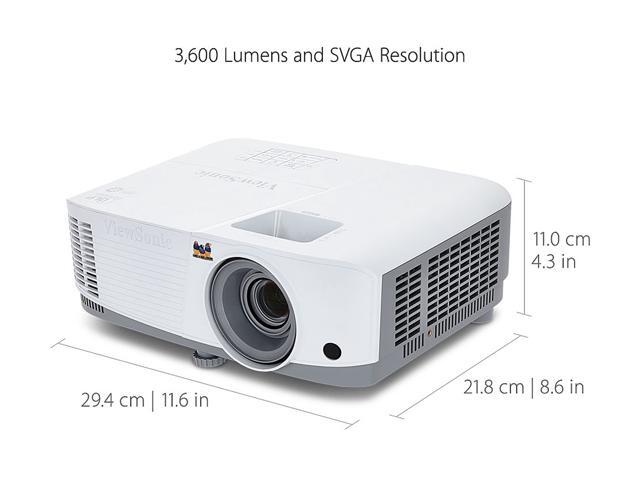 ViewSonic PA503S 4000 Lumens SVGA High Brightness Projector for Home and Office with HDMI Vertical Keystone