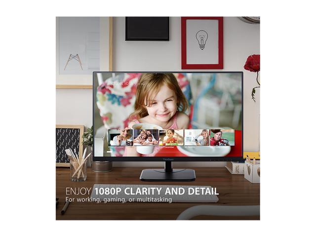 ViewSonic - VA2256-MHD 22" IPS FHD Monitor (HDMI, DisplayPort and VGA) - Black - image 3