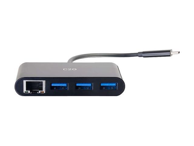 C2g Usb C Hub With Ethernet - 3-Port Usb Hub