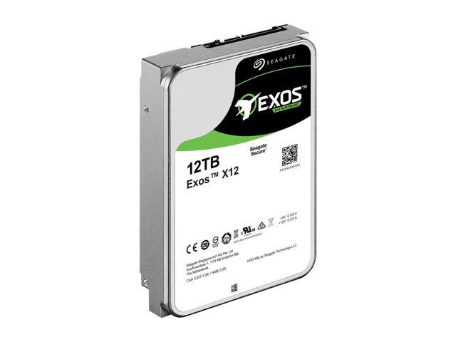 Seagate Exos X12 12TB SAS 12Gb/s 3.5in Enterprise HDD ST12000NM0027 2A1201-001 OEM