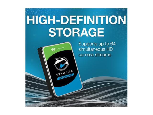 Seagate SkyHawk 4TB Surveillance Hard Drive 256MB Cache SATA 6.0Gb/s NVR DVR 3.5' Internal HDD ST4000VX013