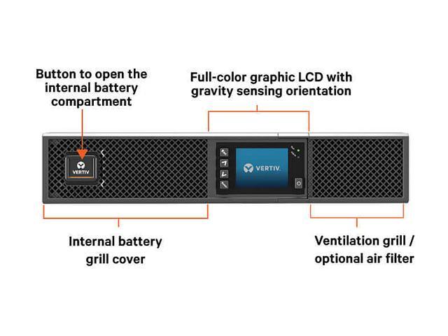 Vertiv Liebert GXT5 2000VA 120V UPS With RDU101 SNMP/Webcard GXT5-2000LVRT2UXLN