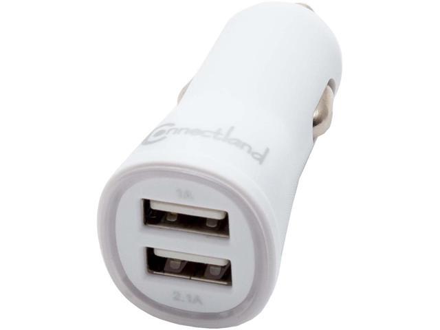 Syba CL-ADA20161 Connectland 5V Adapter 2-port USB Car Charger