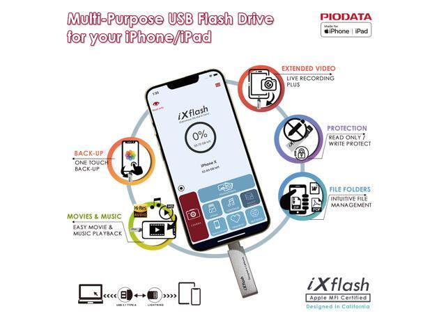 PioData iXflash 256GB USB Flash Drive