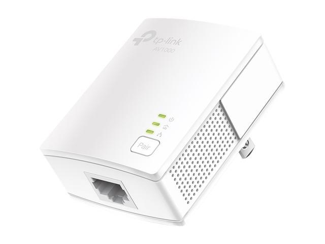 TP-Link (TL-PA7017 KIT) AV1000 Gigabit Powerline Starter Kit - Bridge - GigE, HomePlug AV (HPAV), HomePlug AV (HPAV) 2.0 - Wall-Pluggable (Pack of 2)