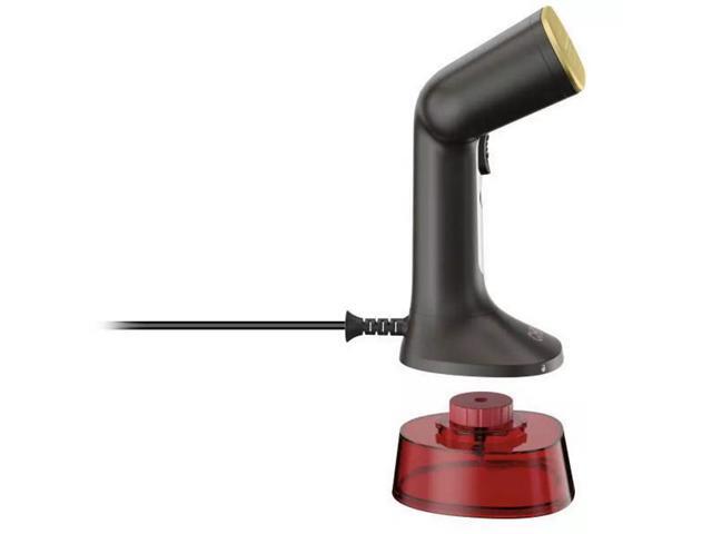 chi handheld garment steamer for clothes 2 continuous steam modes, full-size 300 ml capacity water tank, ergonomic handle, 1600 watts, 10 cord, red...