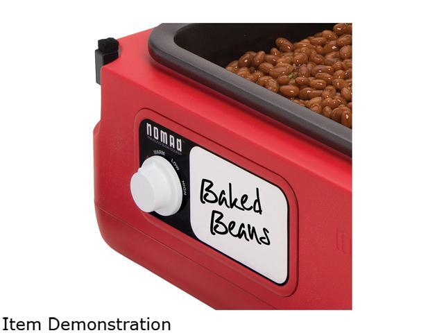 PRESTO Red 6-Quart Nomad Traveling Slow Cooker (06011)