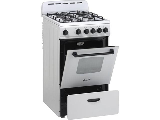 Avanti 20' White Gas Range