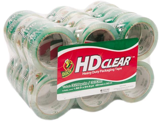 Heavy-Duty Carton Packaging Tape, 3' Core, 1.88' x 55 yds, Clear, 24/Pack 393730