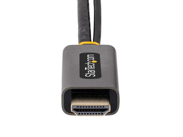 StarTech. com 1ft (30cm) HDMI to DisplayPort Adapter, 4K 60Hz HDR HDMI Source to DP Monitor, USB Bus Powered, HDMI 2.0 to DisplayPort 1.2
