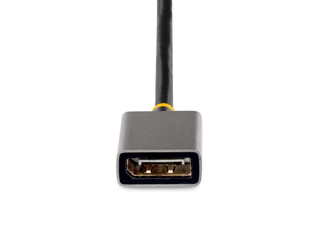 StarTech. com 1ft (30cm) HDMI to DisplayPort Adapter, 4K 60Hz HDR HDMI Source to DP Monitor, USB Bus Powered, HDMI 2.0 to DisplayPort 1.2