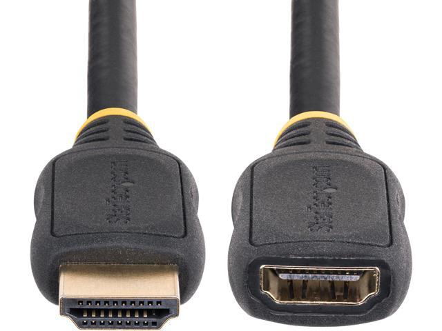 StarTech 6.6ft HDMI 2.0 Extension Cable Black HD2MF6FL