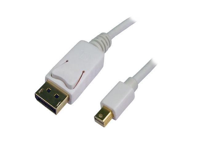 UNC Mini DisplayPort to DisplayPort Cable, 6ft - White - image 3