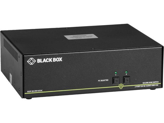 Black Box Network Services SS2P-SH-DVI-U 2-Port Secure KVM Single-Head Switch - DVI-I & PS-2