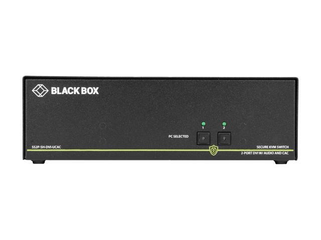 Black Box Network Services SS2P-SH-DVI-U 2-Port Secure KVM Single-Head Switch - DVI-I & PS-2