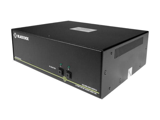 Black Box Network Services SS2P-SH-DVI-U 2-Port Secure KVM Single-Head Switch - DVI-I & PS-2