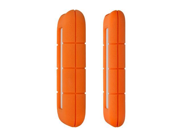 LaCie - Rugged 1TB External USB-C, USB 3.1 Gen 1 Portable Hard Drive - Orange/Silver - image 6