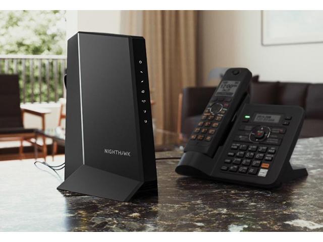 NETGEAR - Nighthawk 32 x 8 DOCSIS 3.1 Voice Cable Modem - Black - image 7