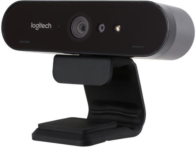 Logitech Brio 4K Webcam, Ultra 4K HD Video Calling, Noise-Canceling mic, HD Auto Light Correction, Wide Field of View, Works with Microsoft Teams.