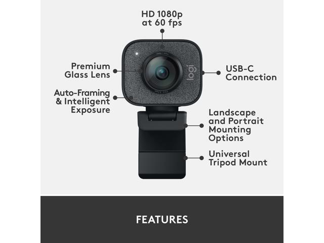 Logitech StreamCam Full HD Webcam (Graphite) - image 6