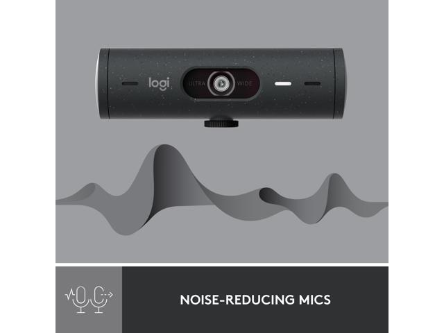 Logitech - Brio 500 1920x1080p Webcam with Privacy Cover - Graphite - image 5