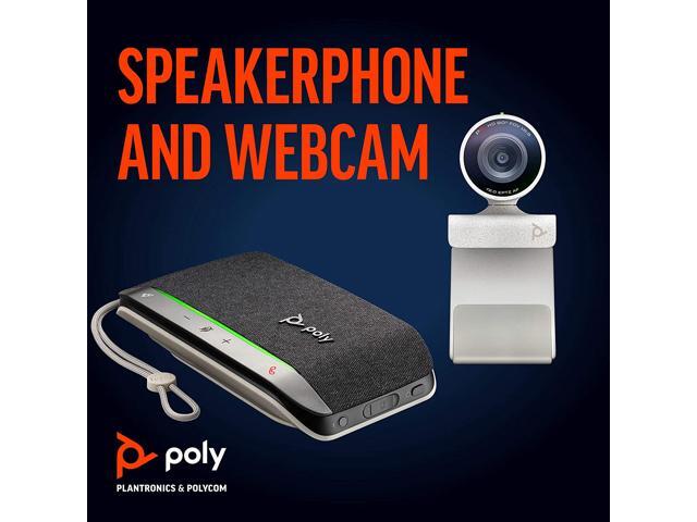 Poly (Plantronics + Polycom) Studio P5 Webcam with Poly Sync 20+ Speakerphone Kit (Plantronics + Polycom) - 1080p HD Professional Video...
