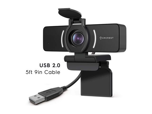 Amcrest 1080P Webcam with Microphone & Privacy Cover, Web Cam USB Camera, Computer HD Streaming Webcam for PC Desktop & Laptop w/Mic, Wide Angle...