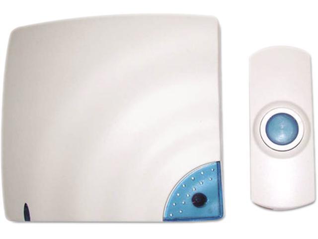 Tatco Wireless Doorbell, Battery Operated, 1.38w X 0.75d X 3.5h, Bone 57910
