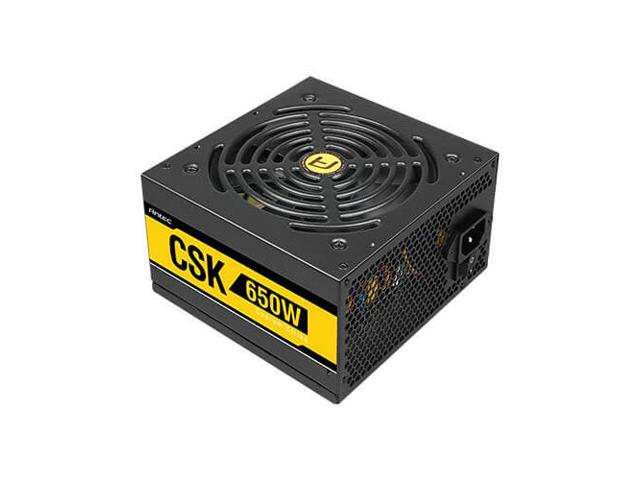 Antec Bronze Power Supply, CSK 650W 80+ Bronze Certified PSU, Continuous Power with 120mm Silent Cooling Fan, ATX 12V 2.31 / EPS 12V, Bronze Power...