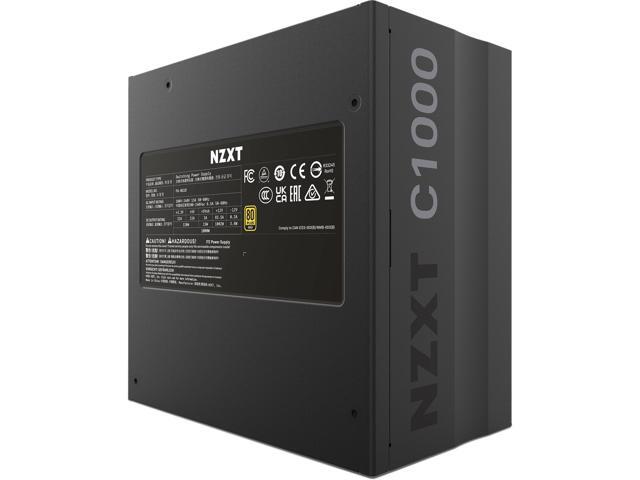 NZXT C1000 - C Series ATX 1000 Watt 80 Plus Gold v2 (2022) Full-modular Power Supply, US Power Cord
