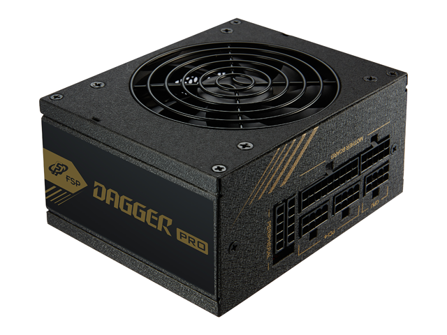 FSP Dagger Pro 650W Mini ITX Solution / SFX 12V / Micro ATX 80 Plus Gold Certified Full Modular VR / 4K Ready Gaming Power Supply (SDA2-650)