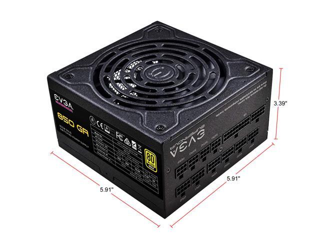 EVGA SuperNOVA 850 GA, 80 Plus Gold 850W, Fully Modular, Eco Mode, 10 Year Warranty, Includes Power ON Self Tester, Compact 150mm Size, Power...