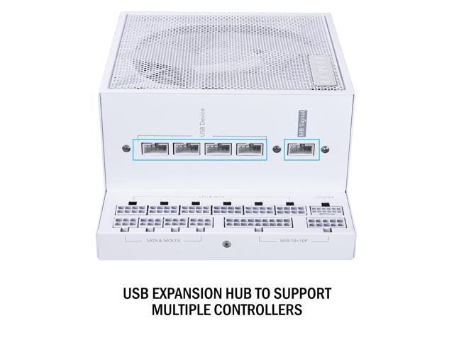 LIAN LI Edge series EG1000 White, 1000W ATX12V v3.1, 80 PLUS PLATINUM Certified, Full Modular Power Supply