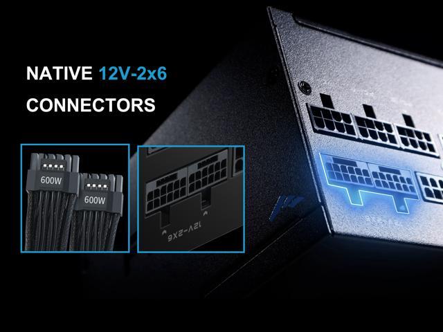 SAMA P1200W ATX 3.1 Power Supply, 1200W, Cybenetics Platinum Standards, PCIE 5.1 Ready, Full Modular, 1200W Gaming PSU, Premium Japanese...