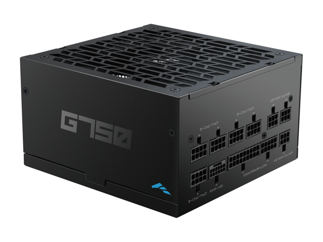 SAMA G750W ATX 3.1 Power Supply, 80+ Gold Efficiency, PCIE 5.1 Ready, Full Modular, 750W Power Supply, Japanese Capacitors, FDB Fan, Black version