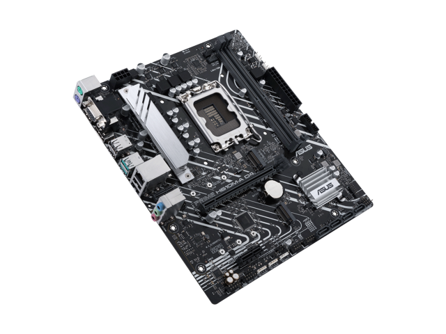 ASUS PRIME H610M-A D4-CSM LGA 1700 (Intel 12th & 13th Gen) Micro-ATX Commercial Motherboard (PCIe 4.0, DDR4, 2xM.2 slots, 1Gb LAN, rear USB 3.2 Gen...