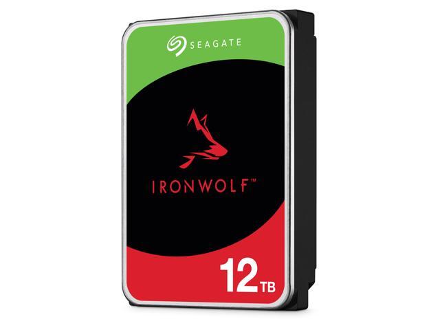 Seagate IronWolf 12TB NAS Hard Drive 7200 RPM 256MB Cache SATA 6.0Gb/s CMR 3.5' Internal HDD for RAID Network Attached Storage NE-ST12000VN0008